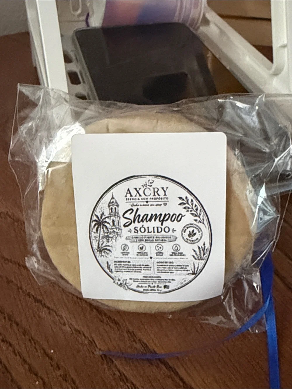 Solid Shampoo Bar – Natural Beige